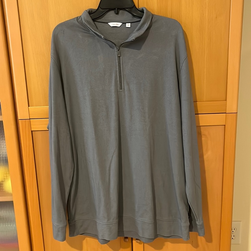 men’s xl calvin klein 1/4 zip up